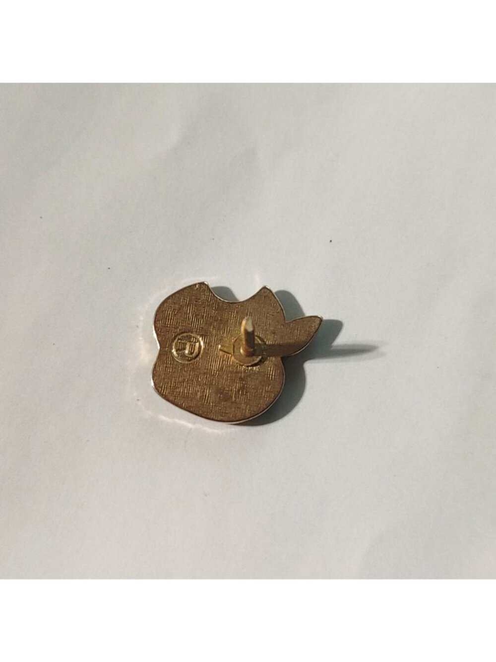 Rainbow Macintosh Apple Logo Pin Tack Lapel Vintage Gold Tone Retro Collectible - Picture 8 of 14